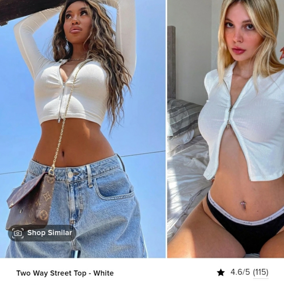 Fashion Nova Two Way Street Top